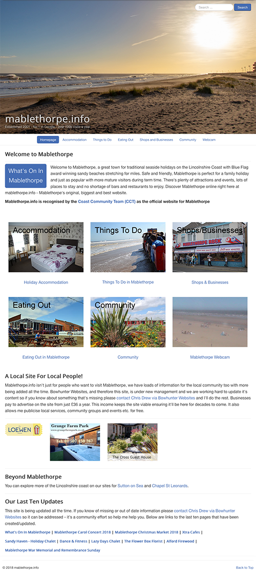 Mablethorpe Info 2018 After Mgc